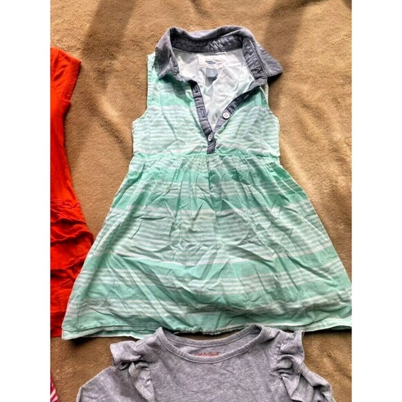 Girls Lot of 4 Play Dresses Cotton Stretch Mixed Brands Old Navy JCrew size 3T - Picture 6 of 15
